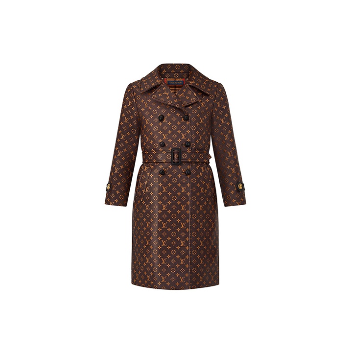 LOUIS VUITTON Trench Coat Women's Umber - POIZON
