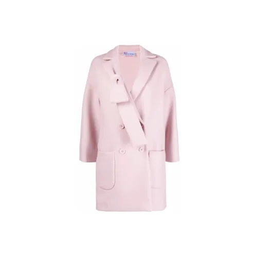 RED VALENTINO Velvet Jackets Women's Pink