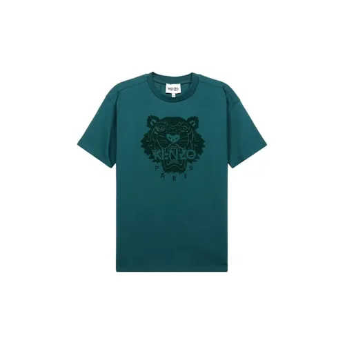 KENZO T-Shirts Women's Aqua Duck Green