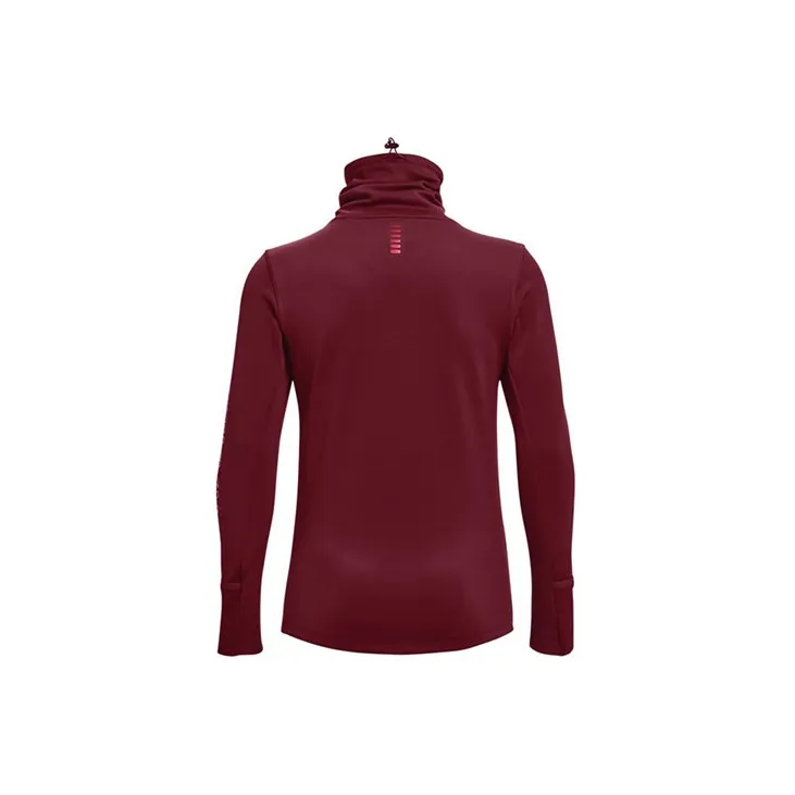 Under Armour Straight Long Sleeved T Shirt Women's Red-1