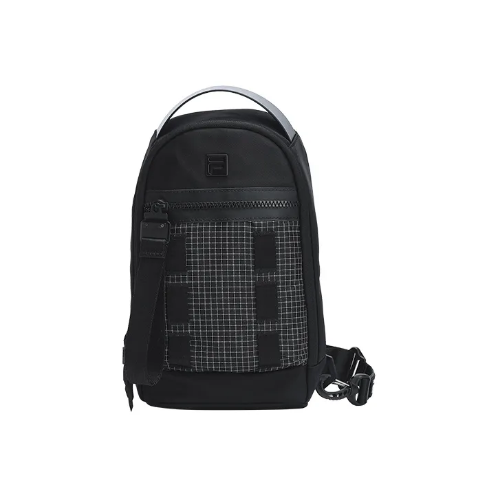 FILA Athletics Fabric Sling Bag Regular Unisex Pitch Black-0