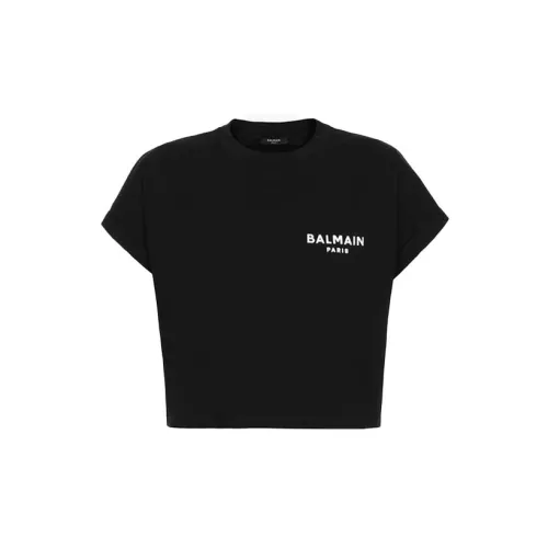 BALMAIN Crop Top Women's Black