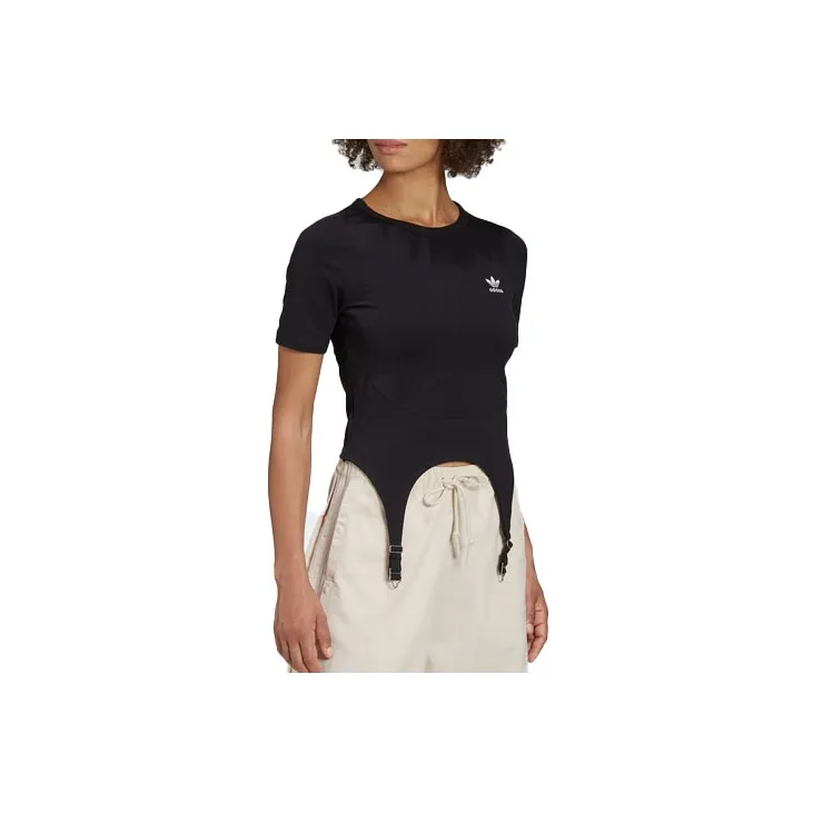 Adidas Originals T Shirt Women's Black-3