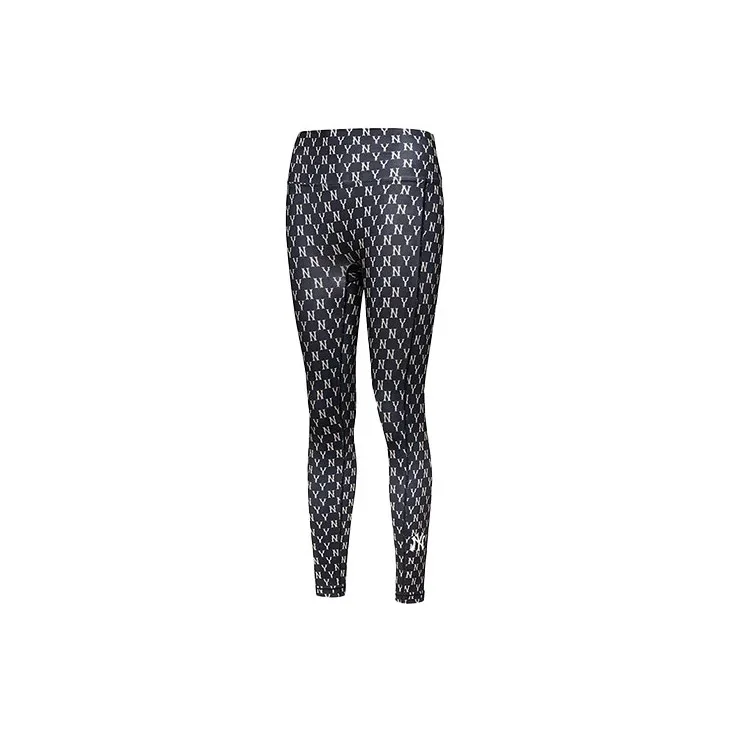 MLB Mlb Old Flower Athletic Trousers Women's Black-2
