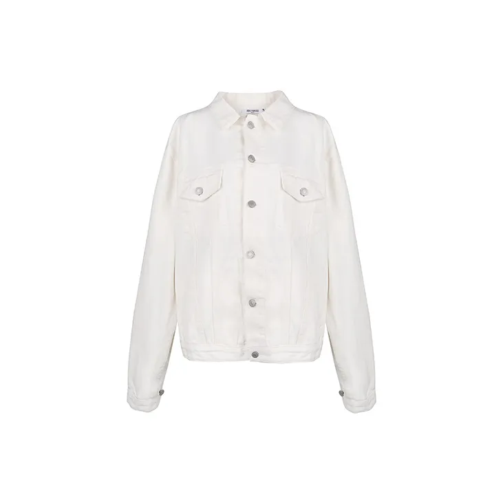 13 DEMARZO Denim Jacket Women's White-1