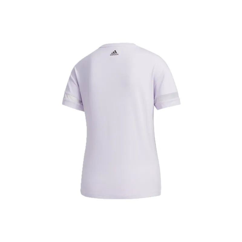 Adidas T Shirt Women's Light Purple-1