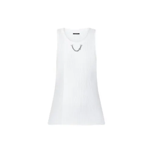 LOUIS VUITTON New Quarterly Products Of LV Camisoles Women's White