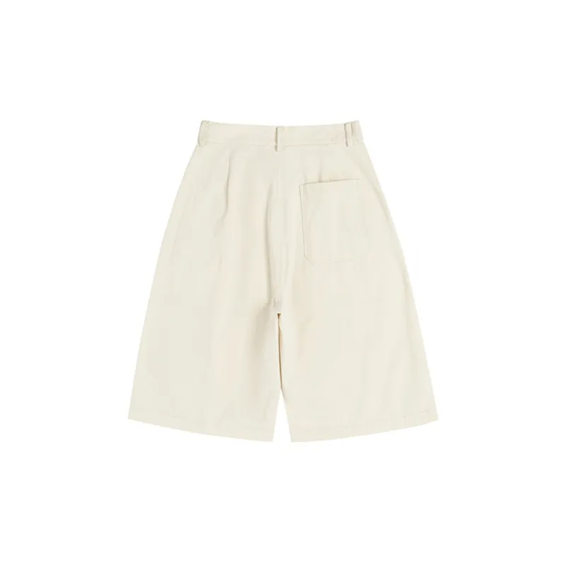 UNRETRO Casual Shorts Women's Ecru-1