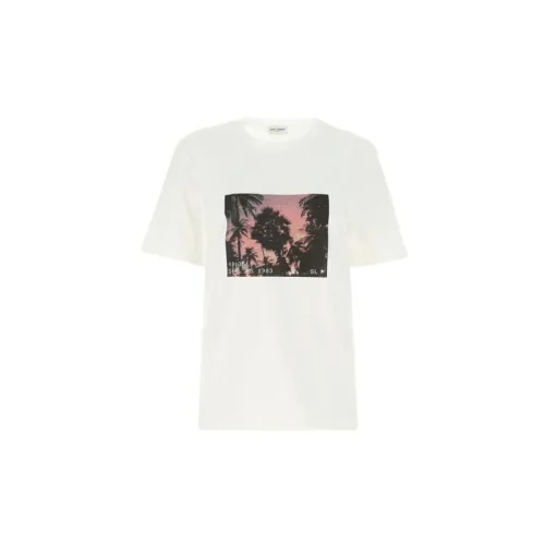 SAINT LAURENT T-Shirts Women's White