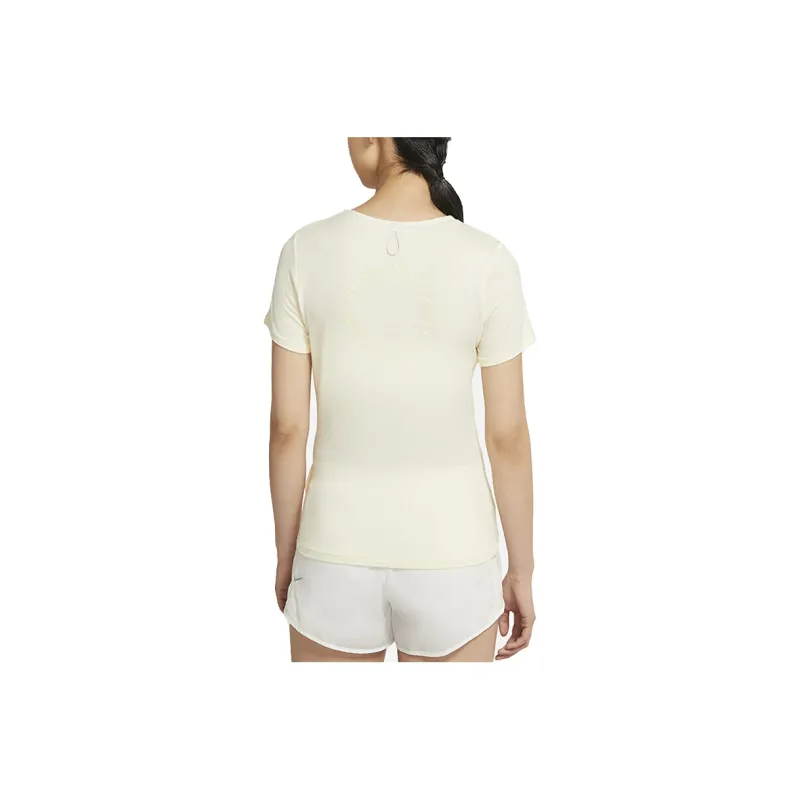 Nike T Shirts Women's Yellow-1