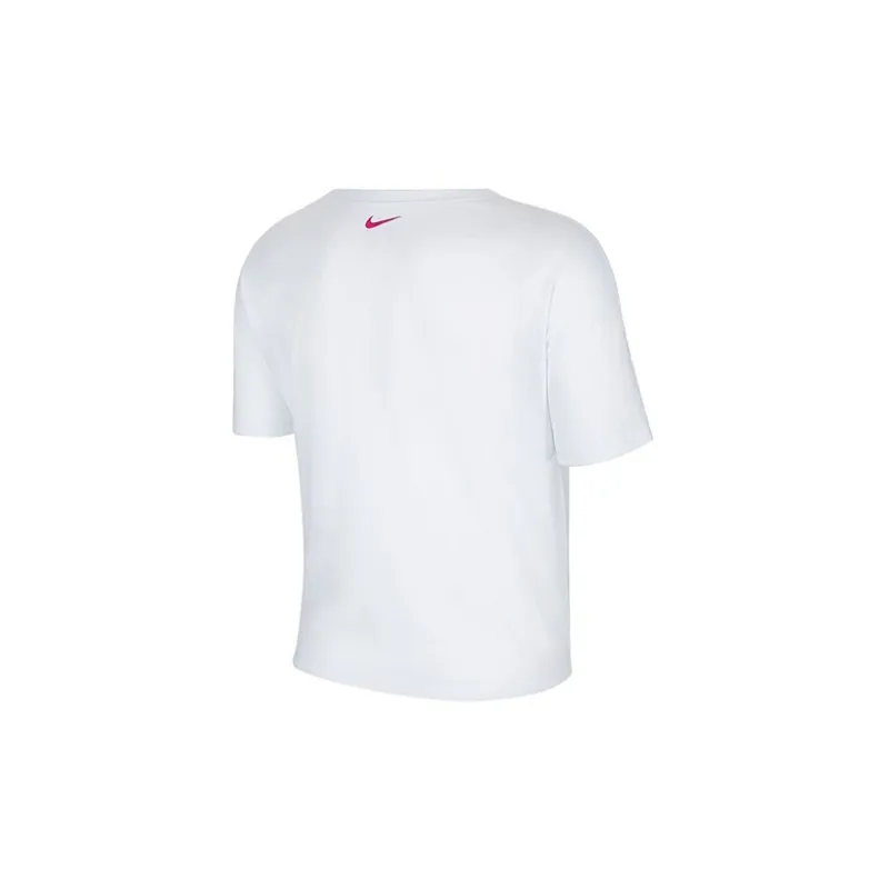 Nike MILER T Shirts Women's White-1