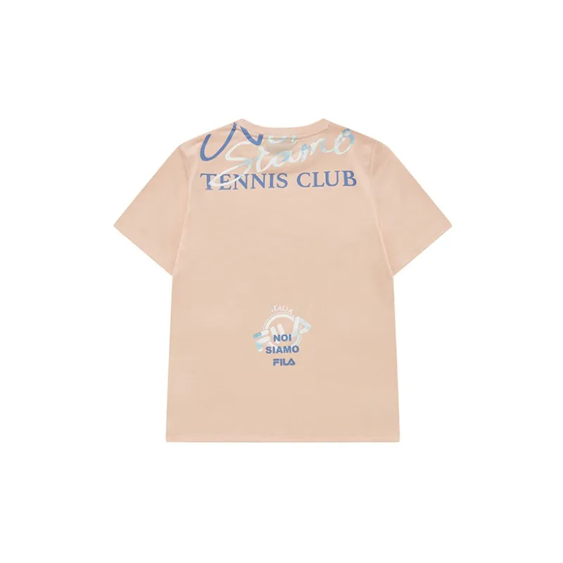 FILA FUSION T Shirt Women's Fresh Soft Pink-1