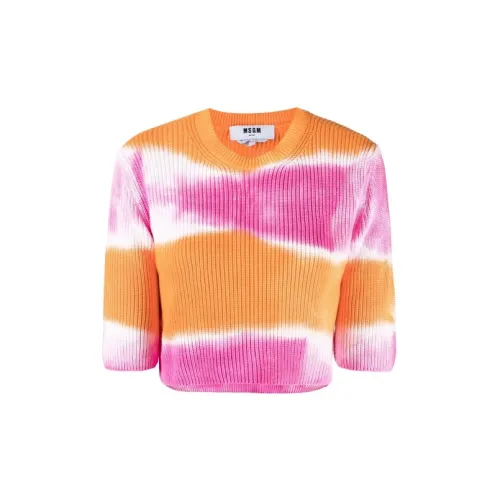 MSGM Crop Tops Women's Orange