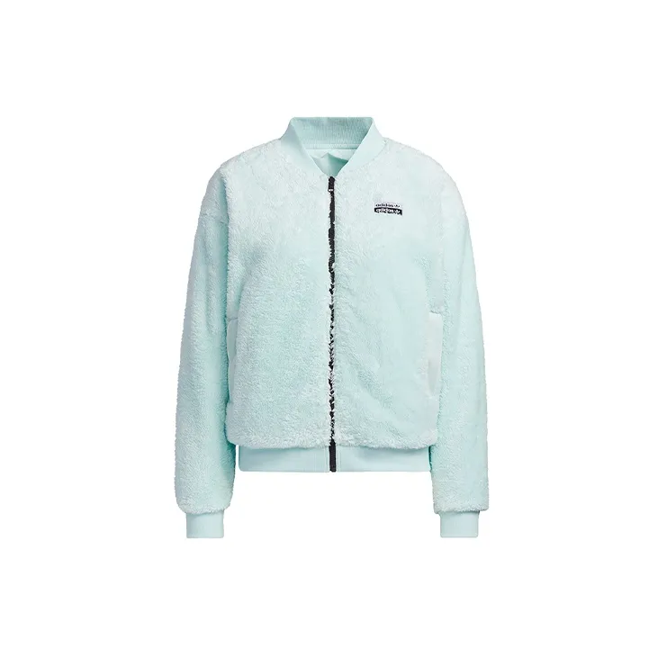 Adidas Originals RYV Velvet Jackets Women's Cool Mint Green-1