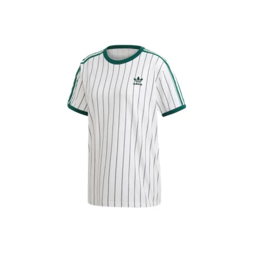 Adidas Originals Shamrock Retro Stripes T-Shirts Women's