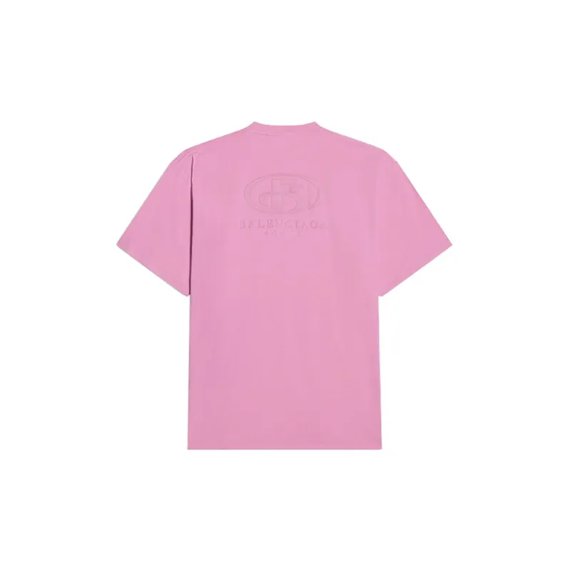 Balenciaga Regular T Shirt Women's Pink-3