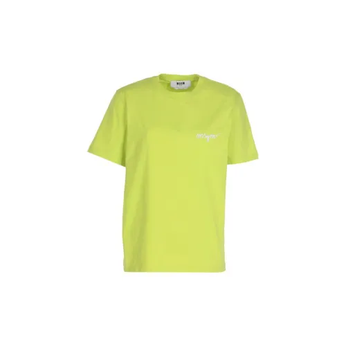 MSGM T-Shirts Women's Green