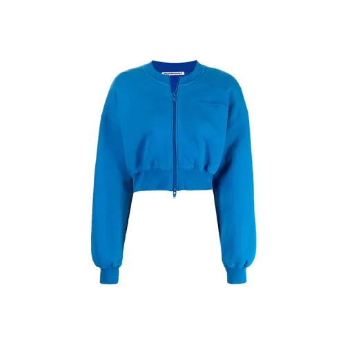 Alexander Wang Cropped Coats Women's Blue