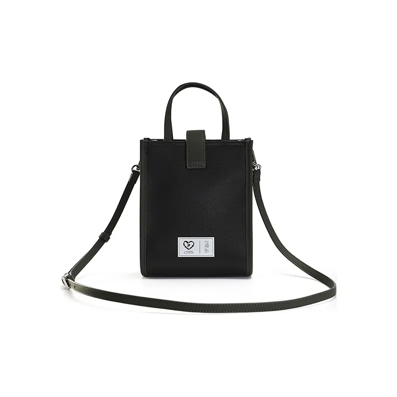 FILA Polyester Crossbody One Shoulder Handbag Regular Women's Jet Black-2