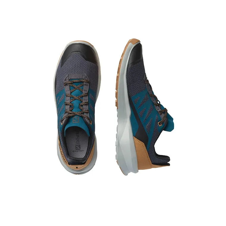SALOMON Patrol Ms Cushioning, Slip Resistant, And Abrasion Resistant Low Top Outdoor Shoes Gray Blue-3