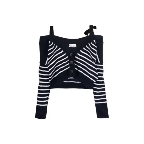 RED VALENTINO Crop Tops Women's Marine Blue