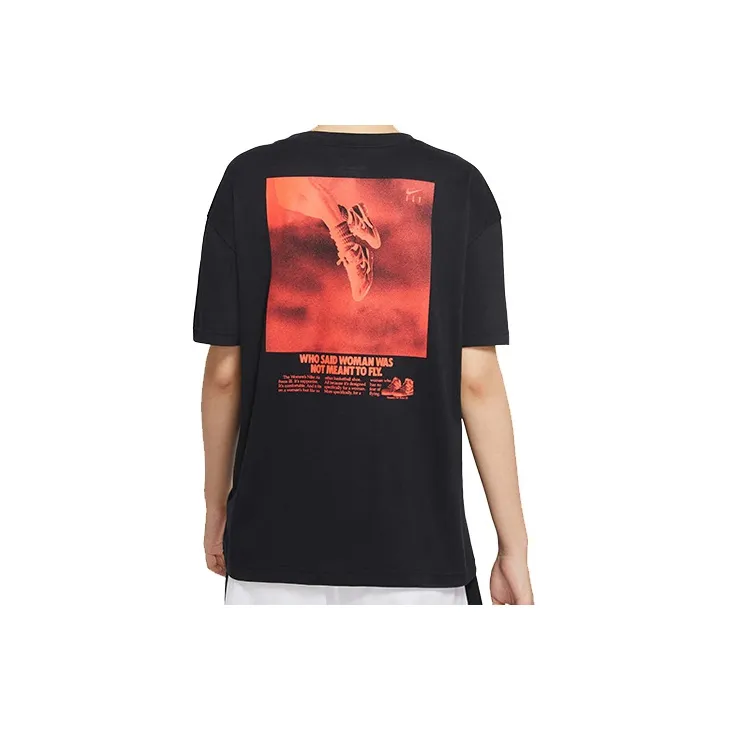 Nike Set in Sleeve T Shirt Women's Black-1
