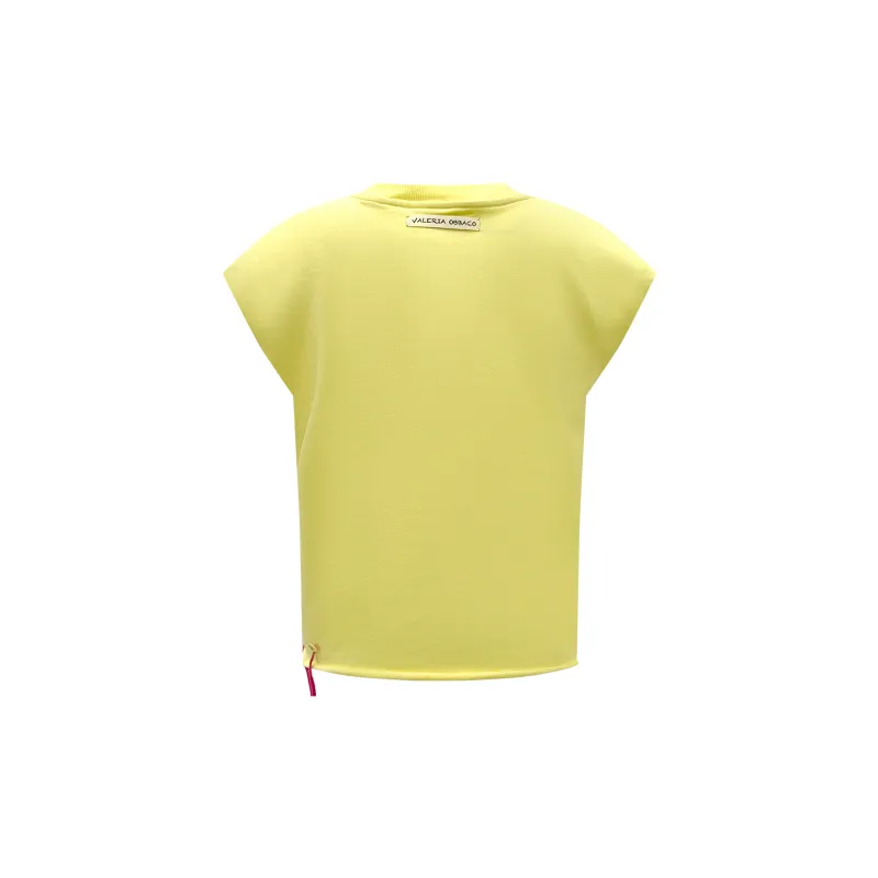 Valeria Obbaco T Shirt Women's Yellow-1