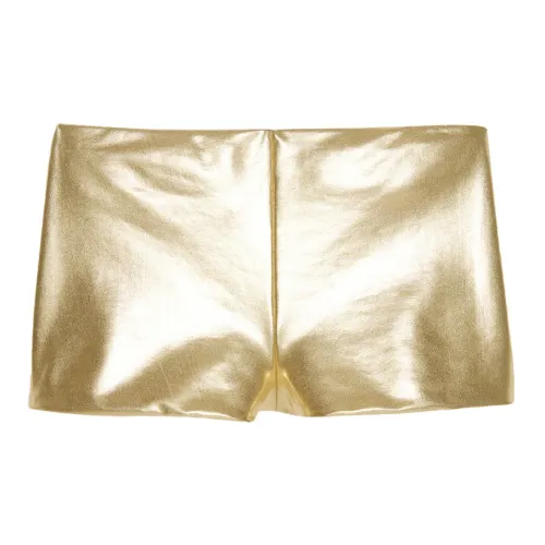 SAINT LAURENT Casual Shorts Women's Gold