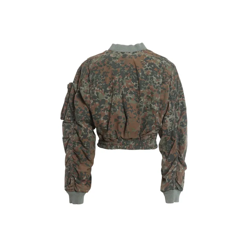 DIESEL Jackets Women's Green-1