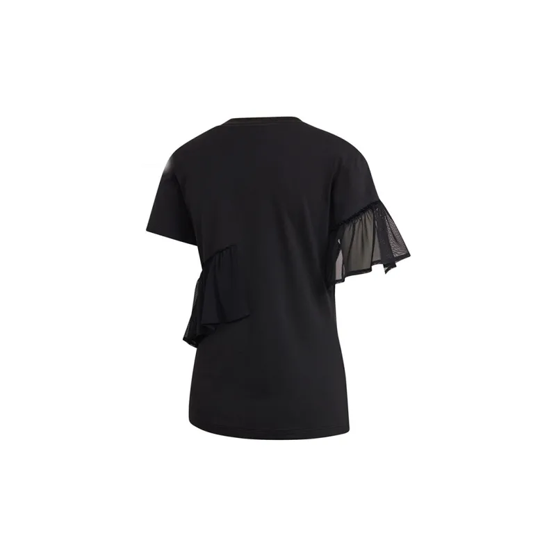 Adidas Originals Tulle T Shirts Women's Black-1