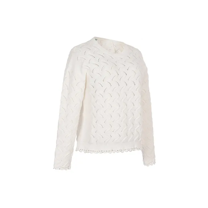 KENZO Loose Fit Sweater Women's White-2