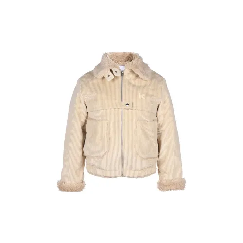 KENZO Parka Coats Women's Beige