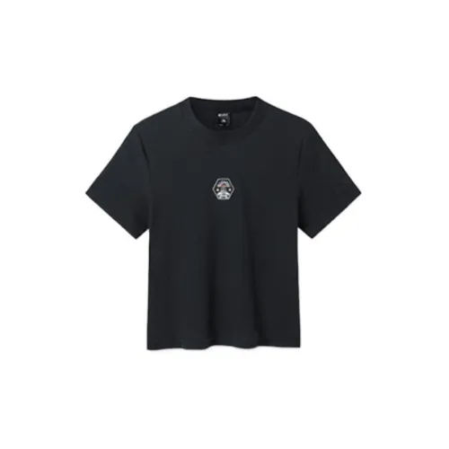 Suzhou Museum X ANTA Life Collection Crop Tops Women's Black