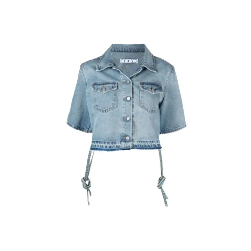 OFF-WHITE SS21 Denim Jackets Women's Blue