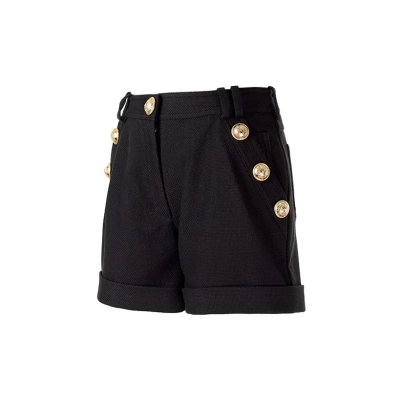 BALMAIN Piqué weave Mini Shorts-2
