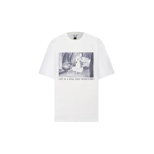 Disney X URBAN REVIVO T-Shirts Women's White