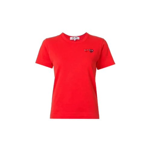 CDG Play T-Shirts Women's Red