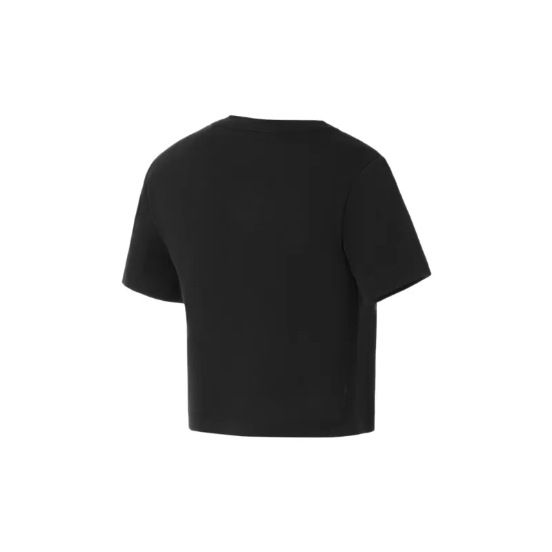 LINING Fitness Series Crop Tops Women's Black-1