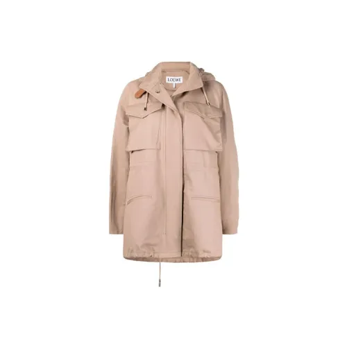 LOEWE Coats Women's Light Brown