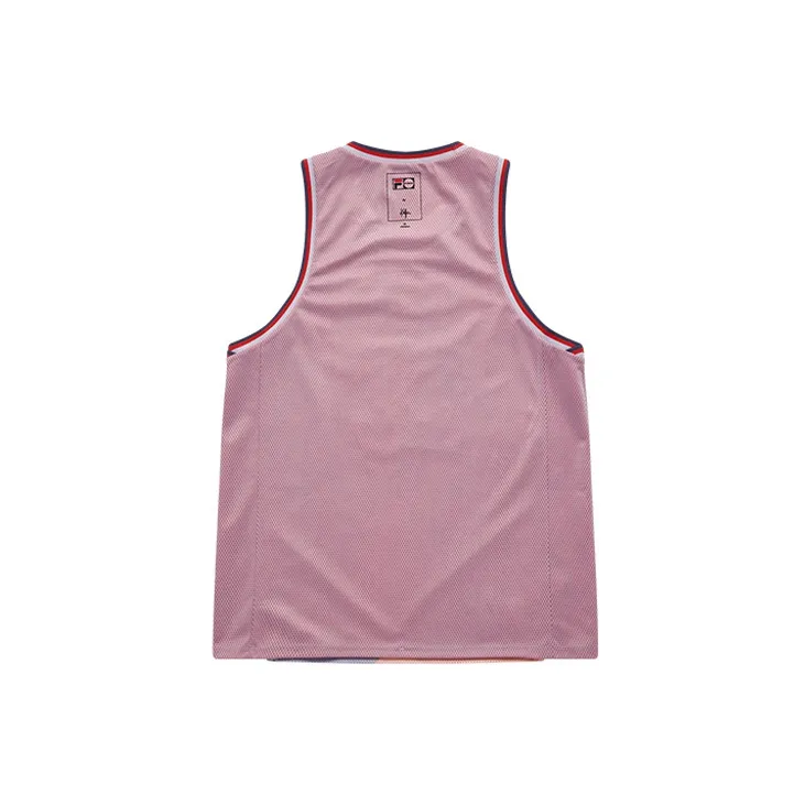 FILA FUSION Sleeveless Sports Shirts Women's Orange Purple-3