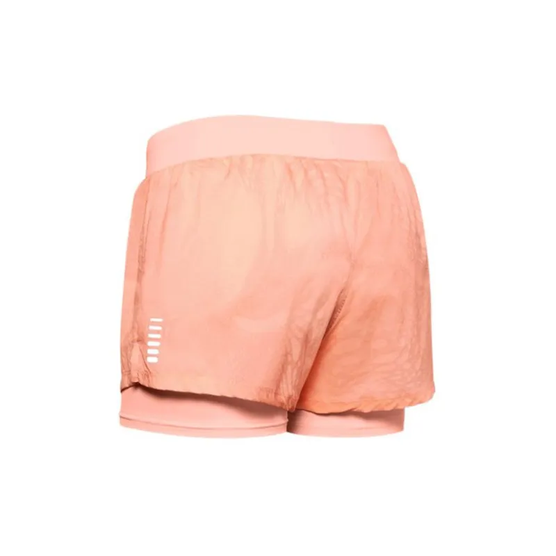 Under Armour SpeedPocket Casual Shorts Women's Peach Pink-1