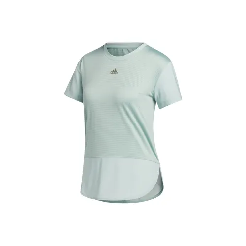 Adidas T-Shirts Women's Light Green