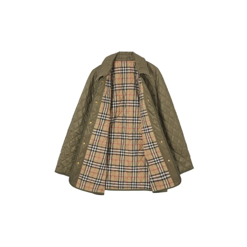Burberry Jackets Women's Dark Fern Green-1