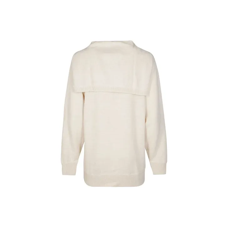 MM6 Maison Margiela FW21 Loose Fit Sweater Women's Beige-1