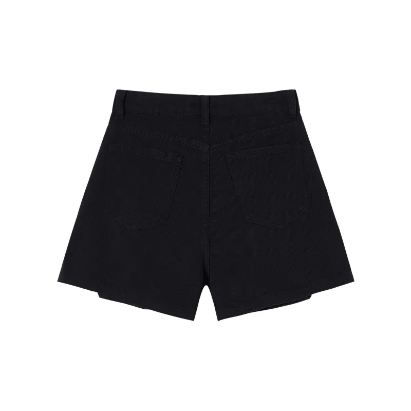 I'M ONE Denim Shorts Women's Black-1