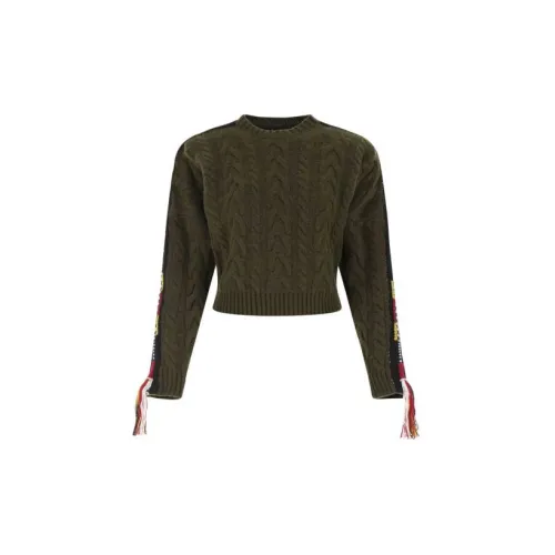 ETRO Cashmere Sweaters Women's Army Green