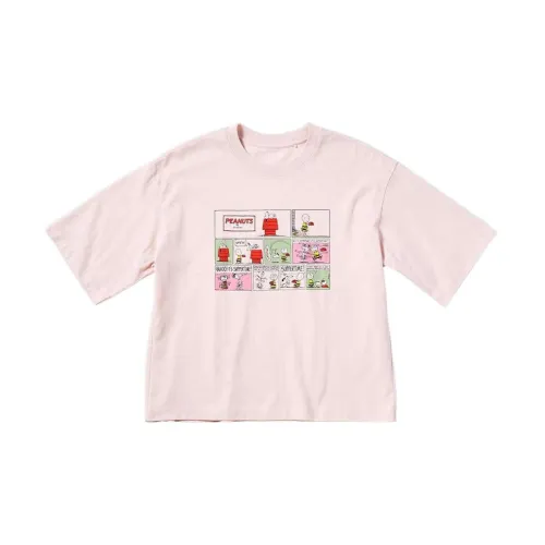 UNIQLO T-Shirts Women's Pastel Pink