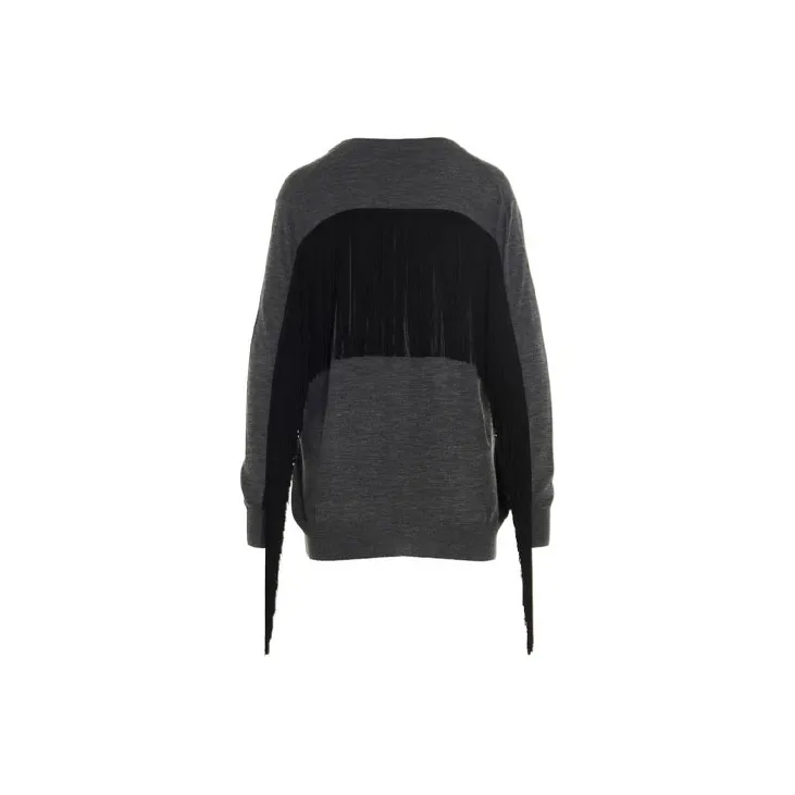 PRADA Loose Fit Sweater Women's Gray-1