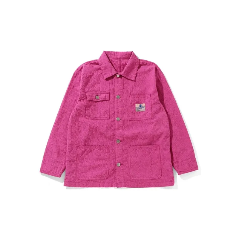 Bape Coverall Women'ss Jacket Pink-1