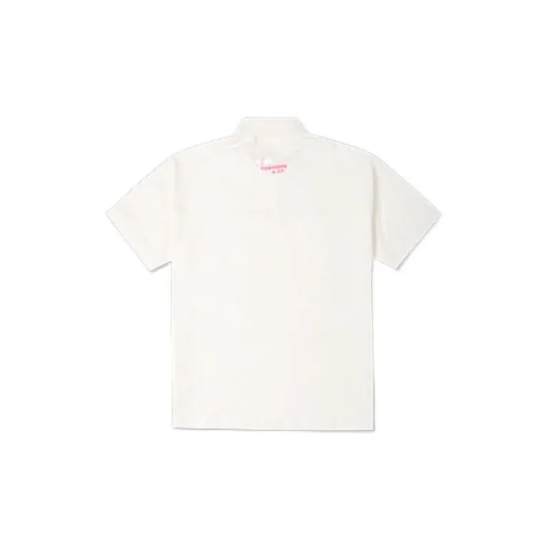 Converse NOSTALGIAOVER Polo Shirt Women's White-1